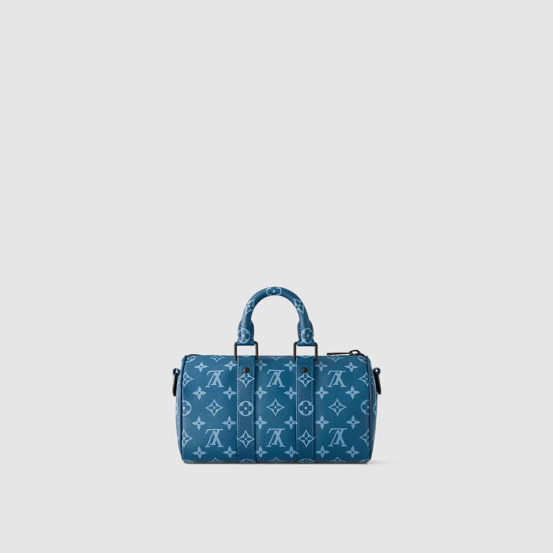 Túi Louis Vuitton Keepall Bandoulière 25 Monogram Other Nam Xanh Dương